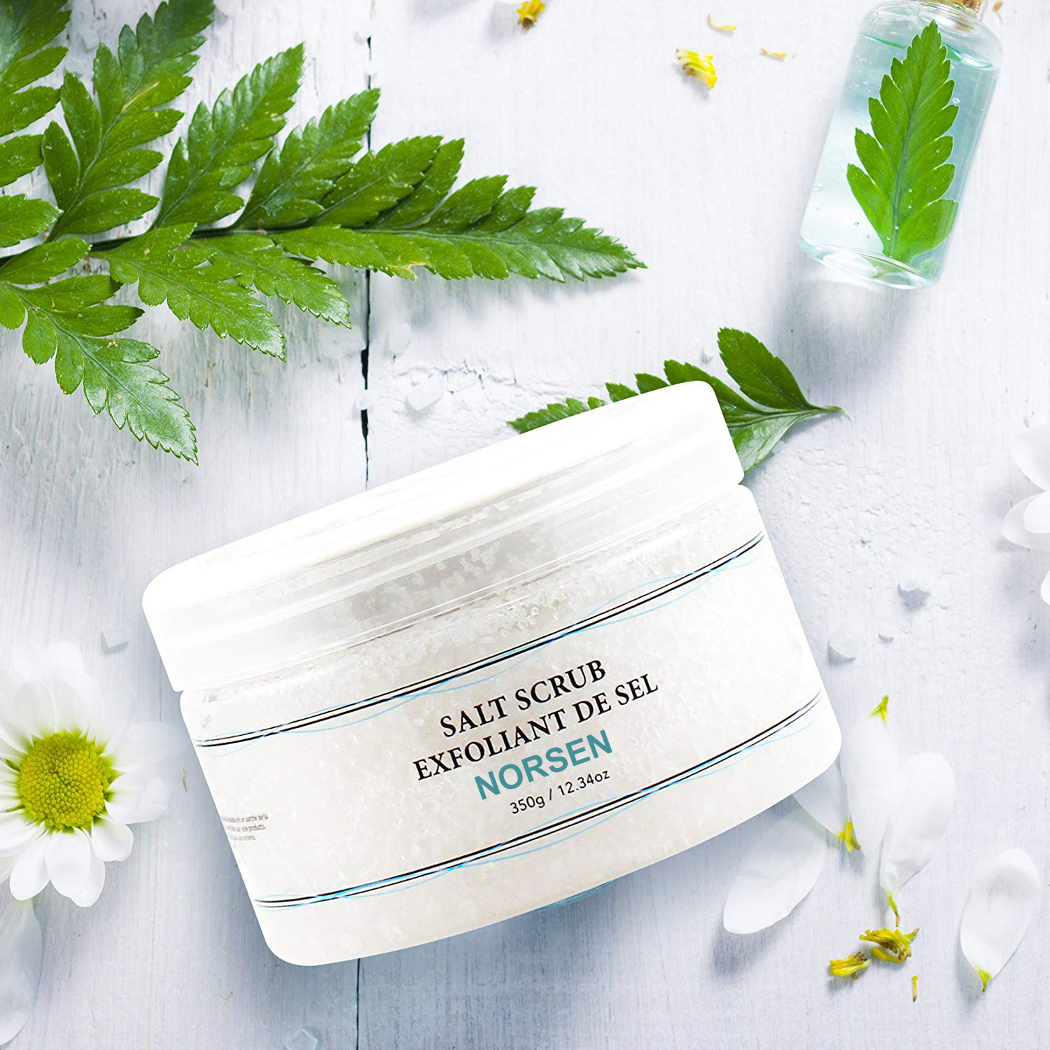 Wholesale Organic Body Care Exfoliating Dead Sea Salt body Scrub