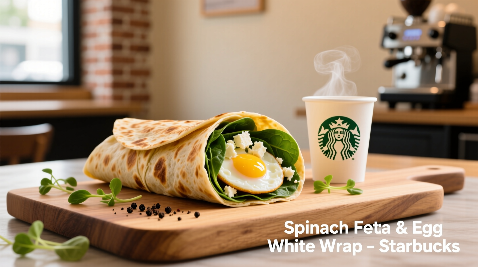 Starbucks Spinach Feta Egg White Wrap: Nutrition & Review