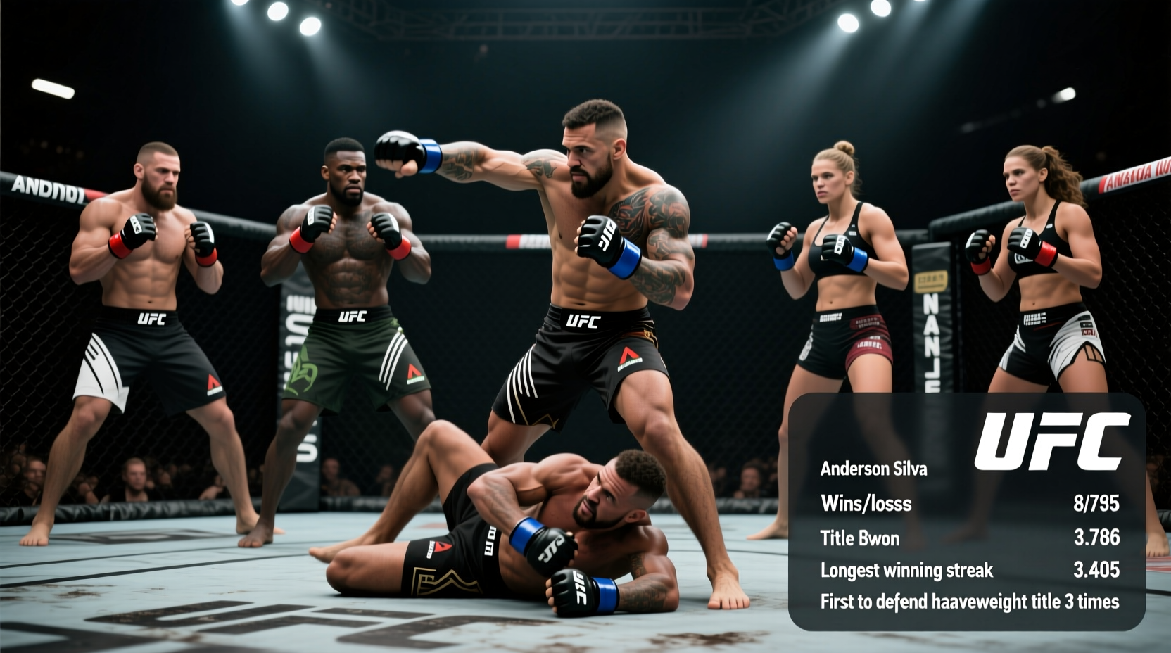 greatest ufc fighters of all time ranked with key stats and highlights