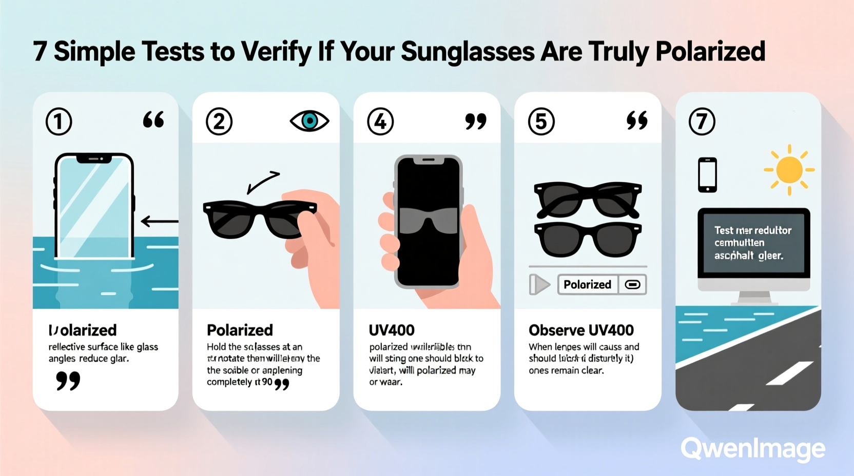 7 simple tests to verify if your sunglasses are truly polarized