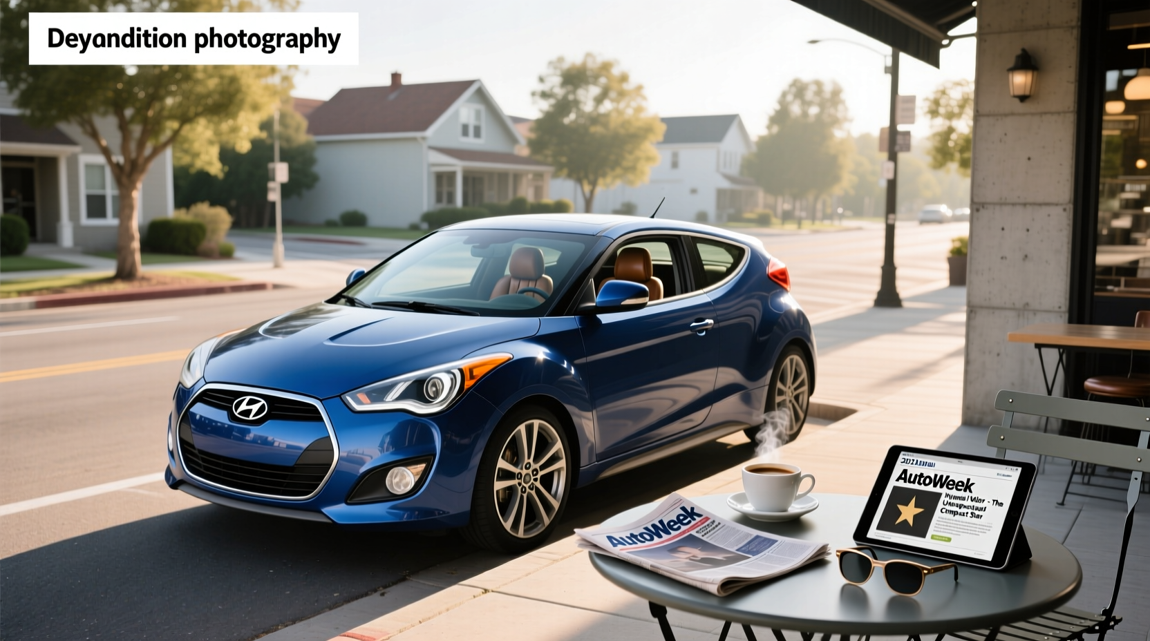 2012 Hyundai Veloster hatchback side profile