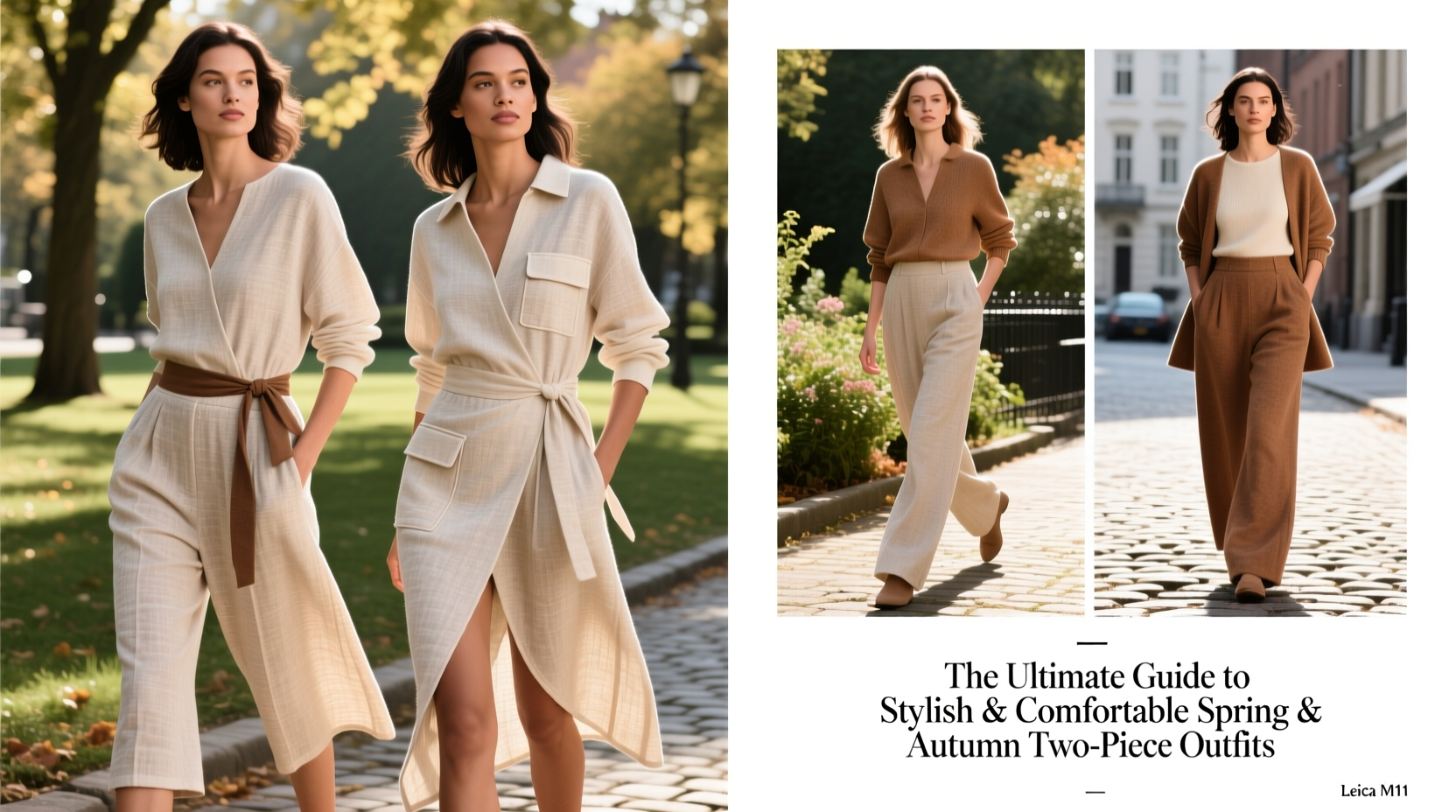 the ultimate guide to choosing stylish and comfortable spring and autumn two piece outfits