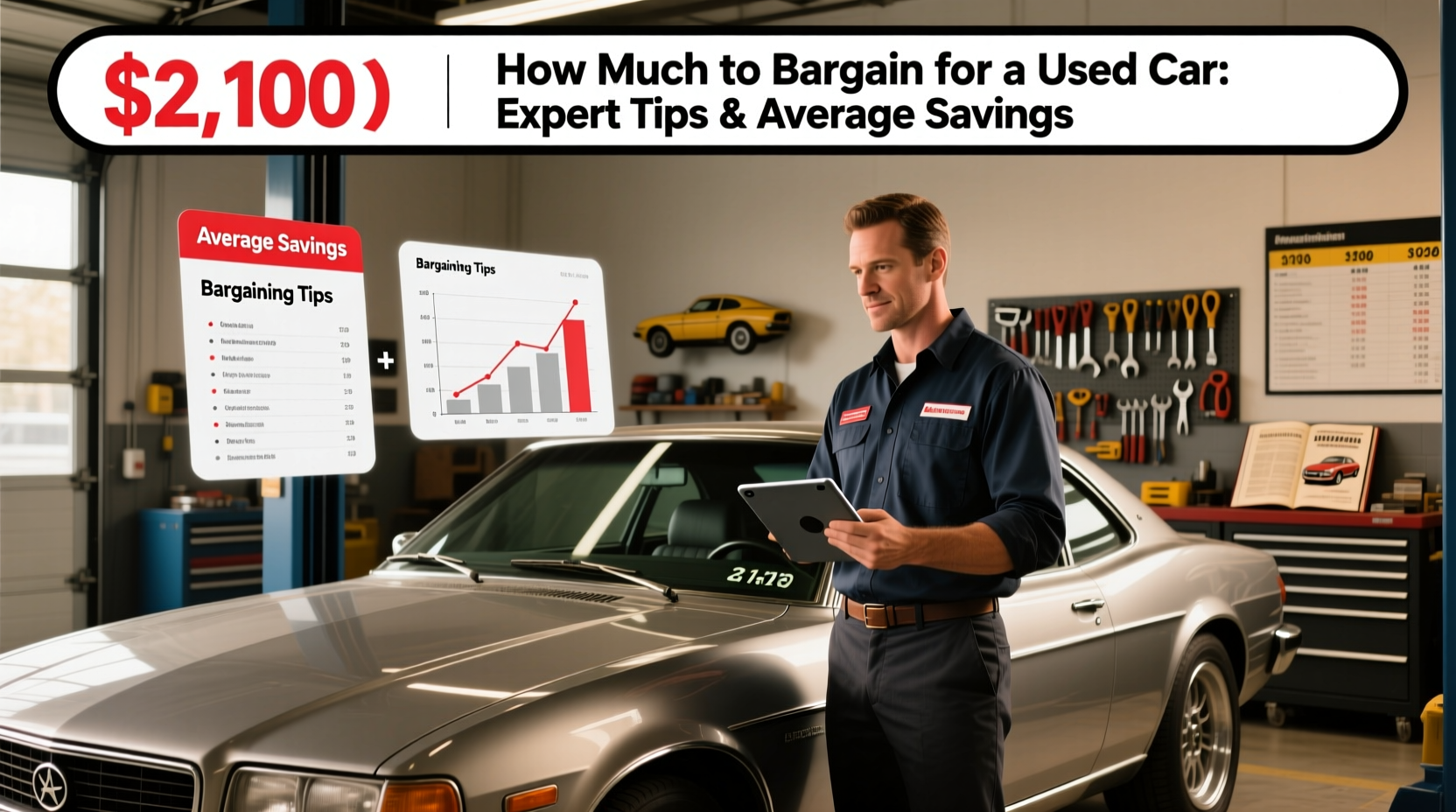 how much to bargain for a used car