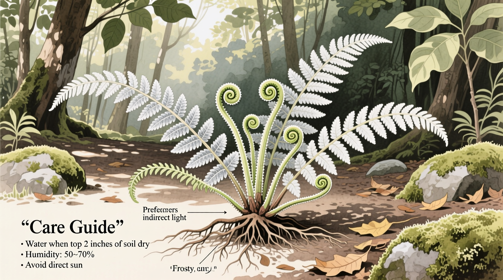 how do you care for a frosty fern