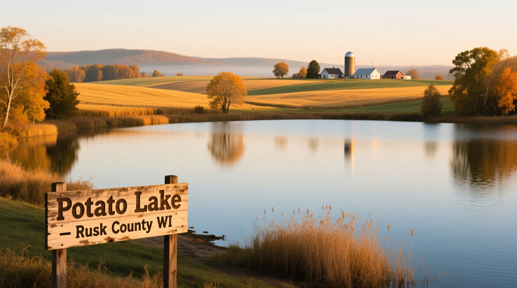 potato lake rusk county wi