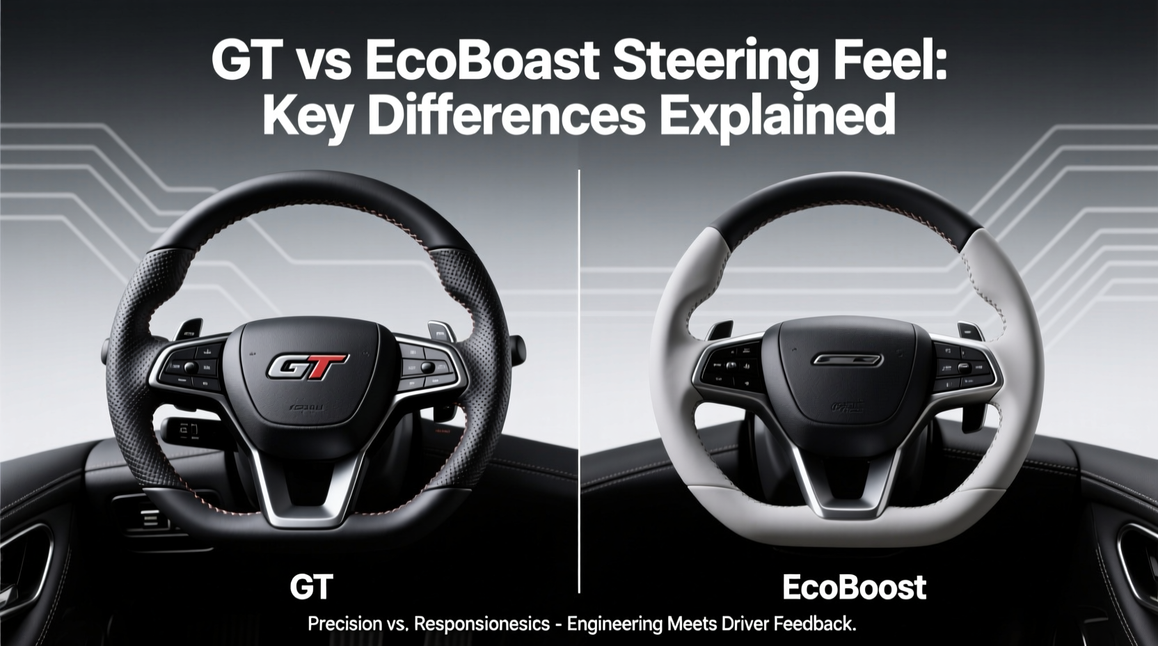 gt vs ecoboost steering feel