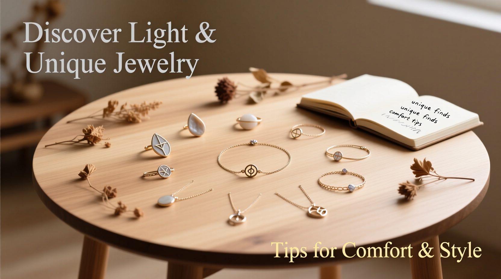 how to discover lightweight niche style jewelry online tips for finding unique comfortable pieces