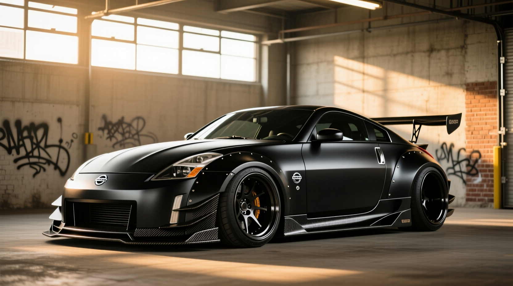 350z wide body fenders guide