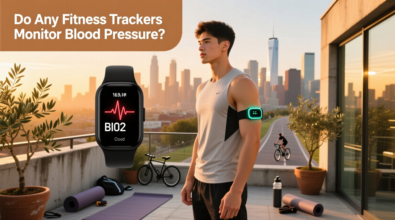 activity trackers with blood pressure monitoring