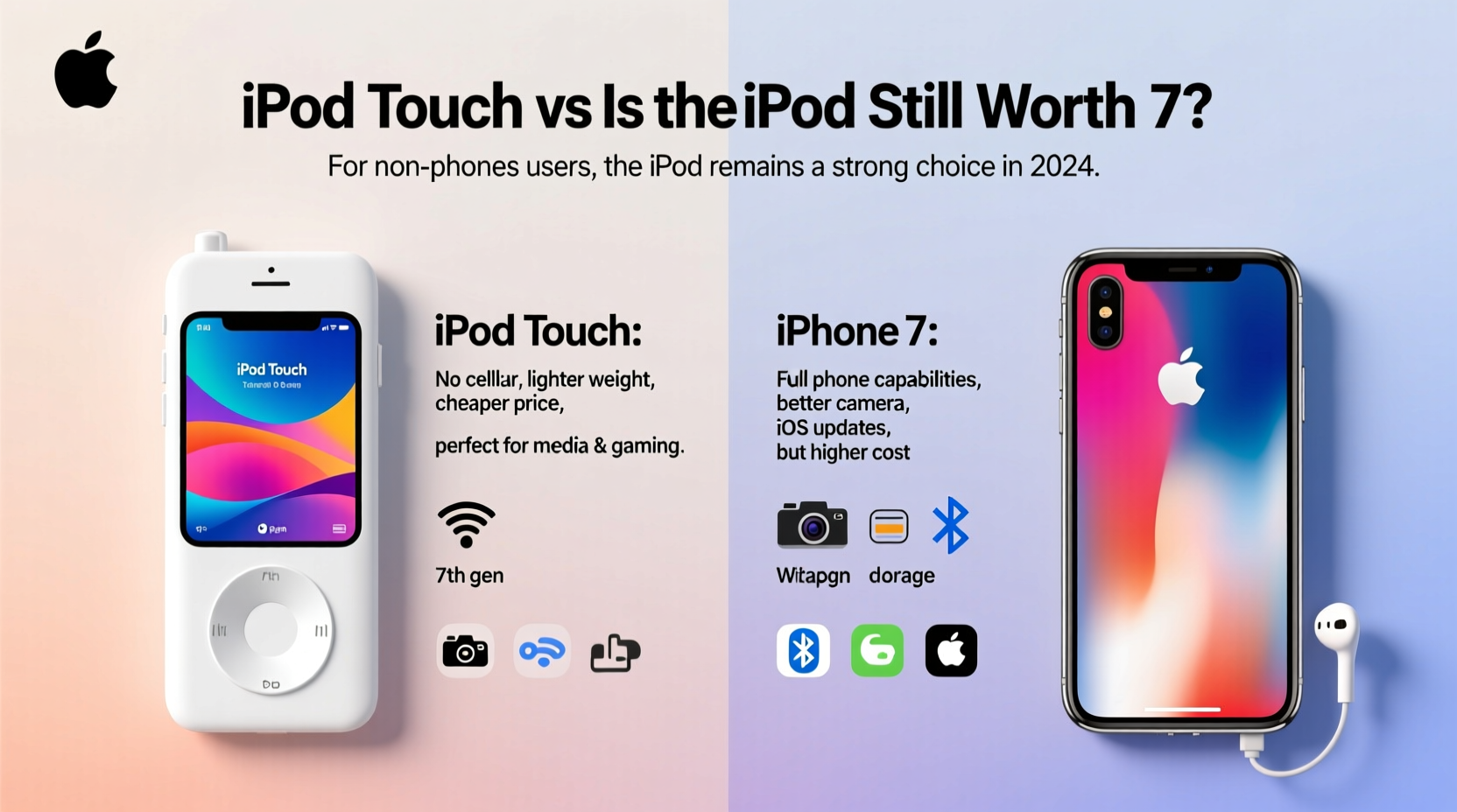 is the ipod touch still worth it if i have an iphone 7