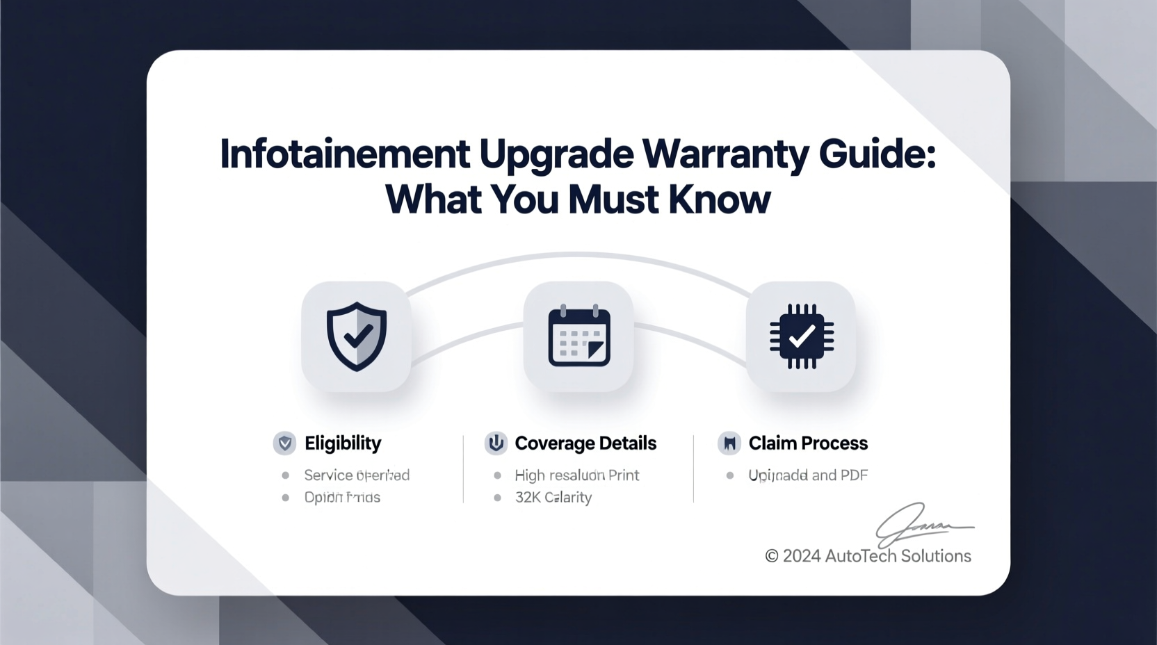 infotainment upgrade warranty guide