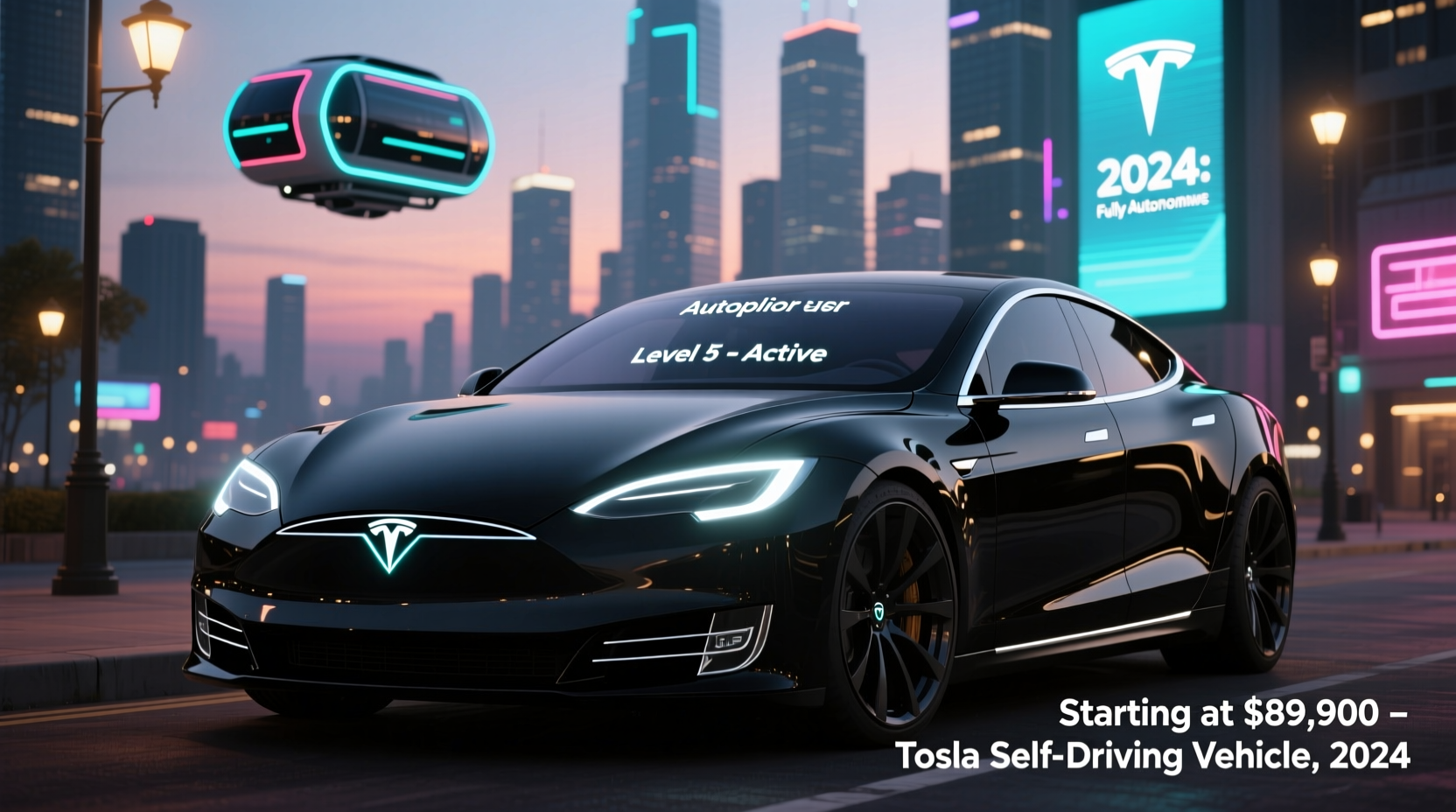 how much is the tesla self driving car