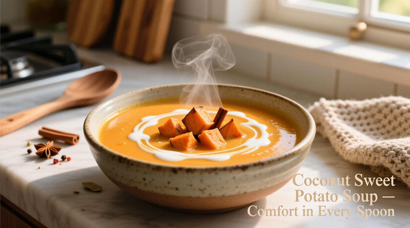 Perfect Sweet Potato Soup with Coconut Milk Recipe