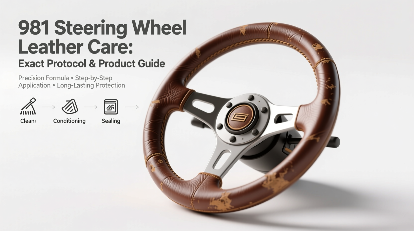 981 steering wheel leather care