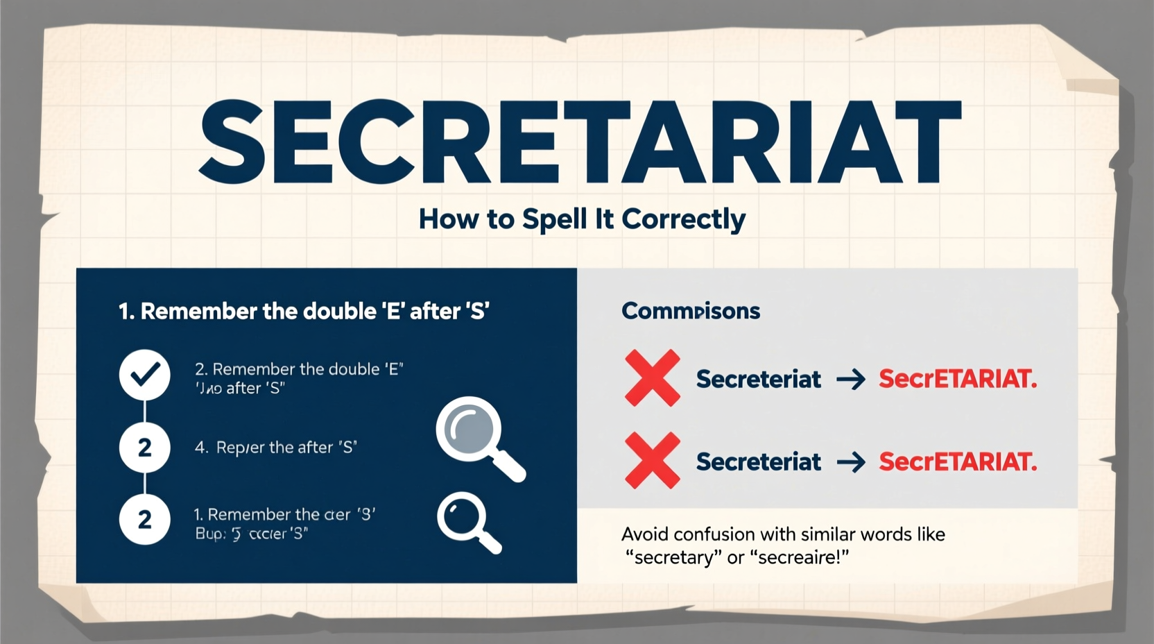 how to spell secretariat correctly tips and common mistakes to avoid