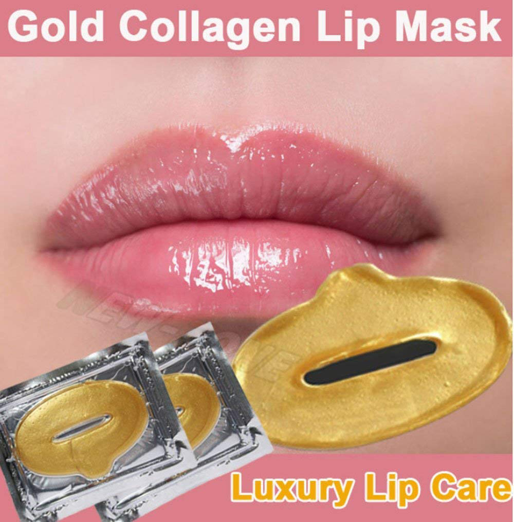 Factory OEM Moisturizing Organic Natural 24k Gold Lip Mask for women