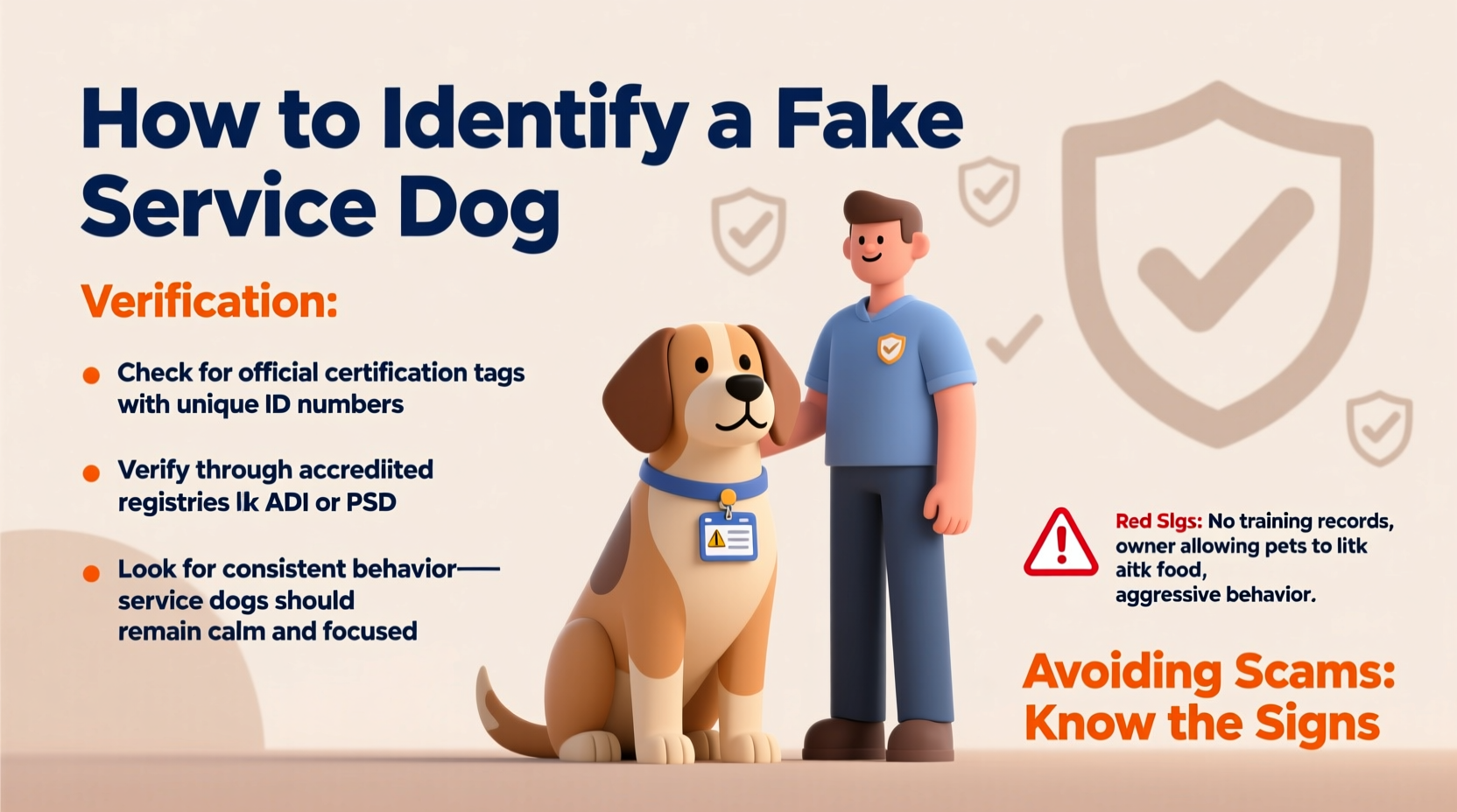 how to identify a fake service dog id key tips for verification and avoiding scams