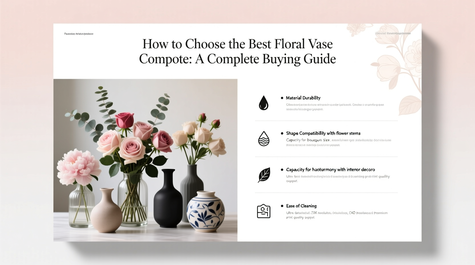 Vase Guide How to Choose the Best Floral Vase Compote: A Complete Buying Guide