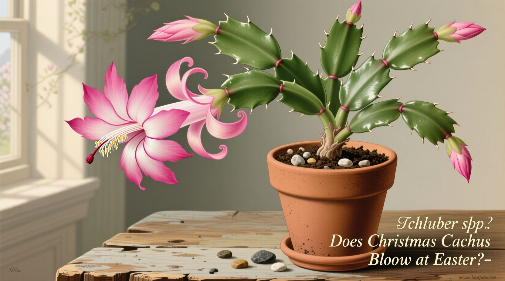 does christmas cactus bloom at easter