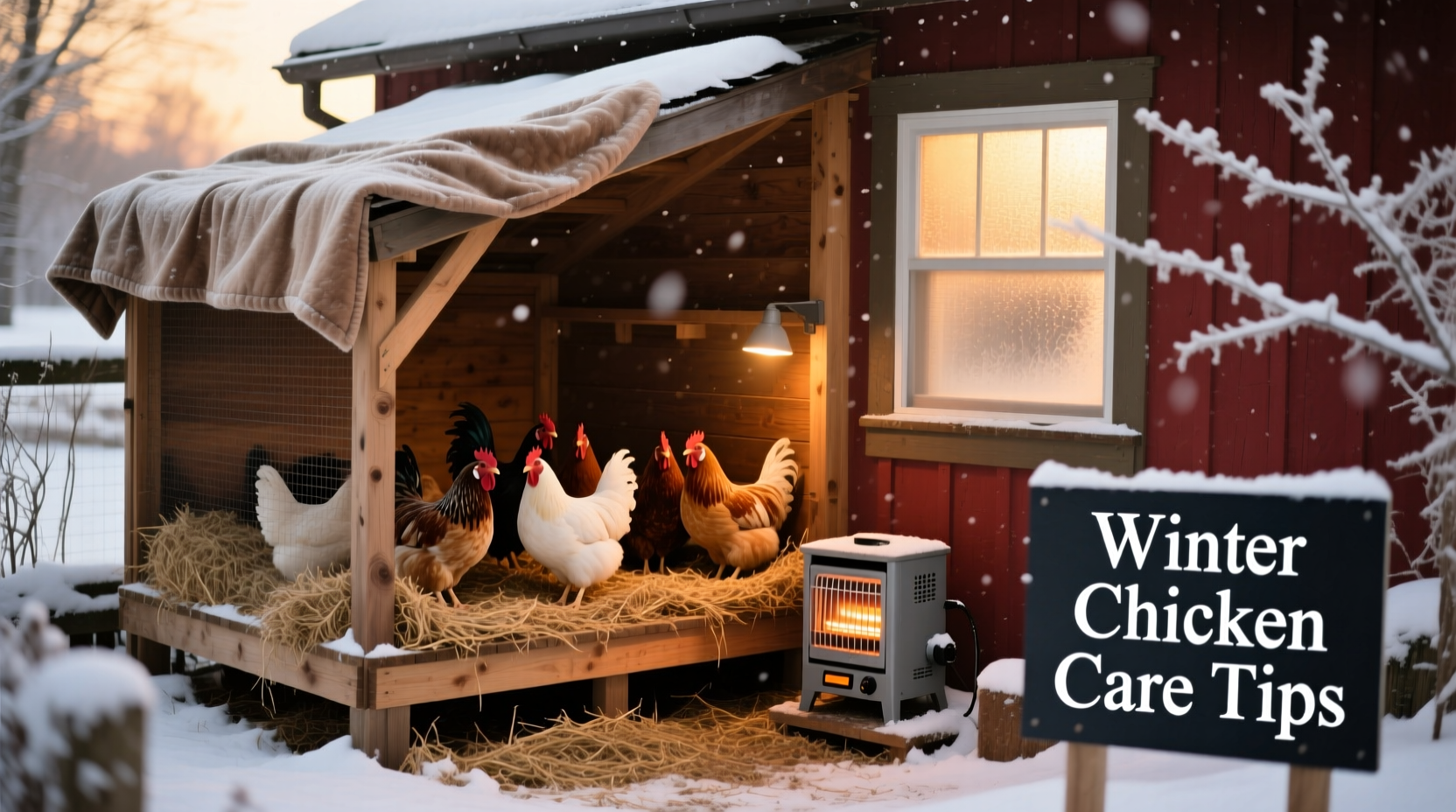 effective methods for the best way to keep chickens warm in the winter
