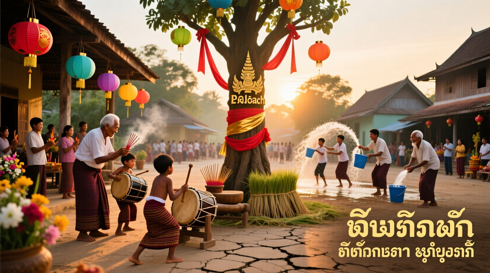 how does cambodia celebrate khmer new year