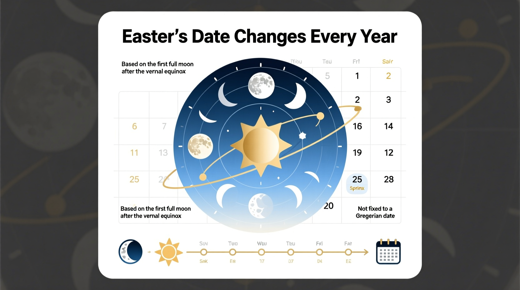 why does the date of easter vary so much