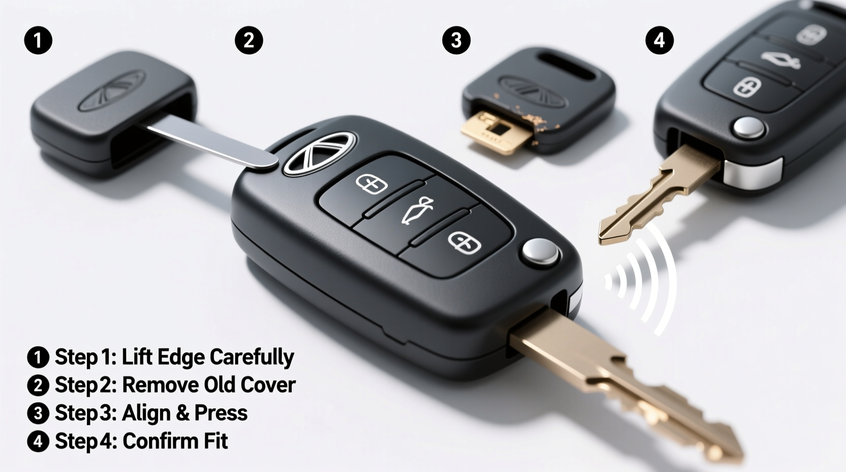 chery omoda5 key cover install