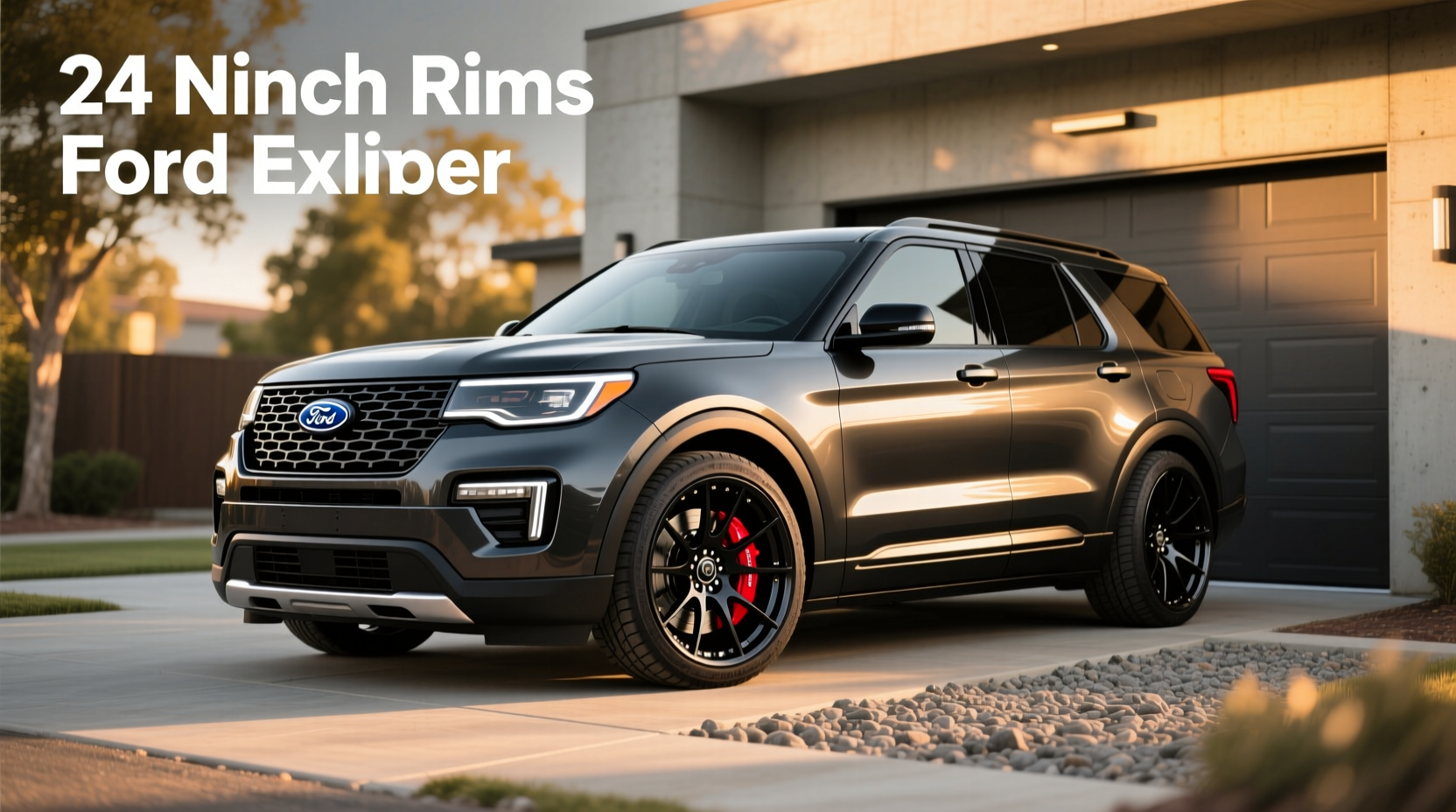 24 inch rims for ford explorer fit risks