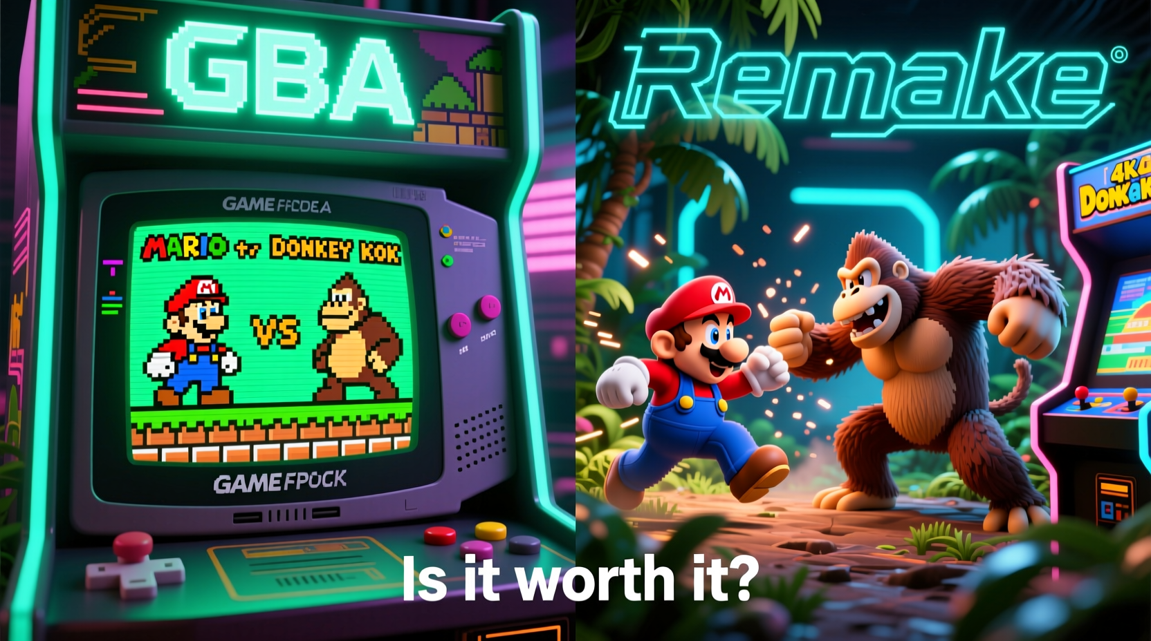 is the new mario vs donkey kong remake worth it or should i just play the original gba version