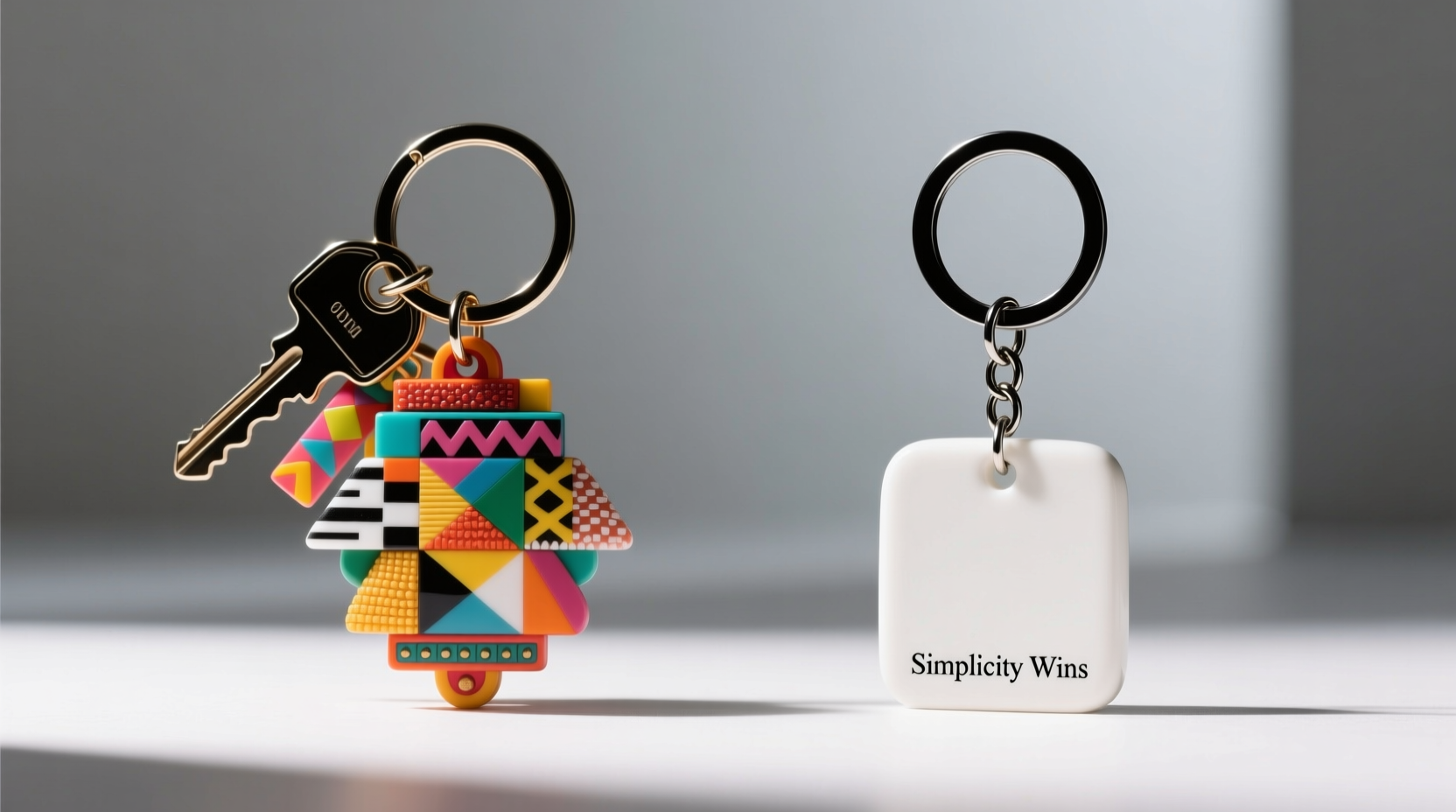 colorful vs minimalist keychains does simplicity actually win