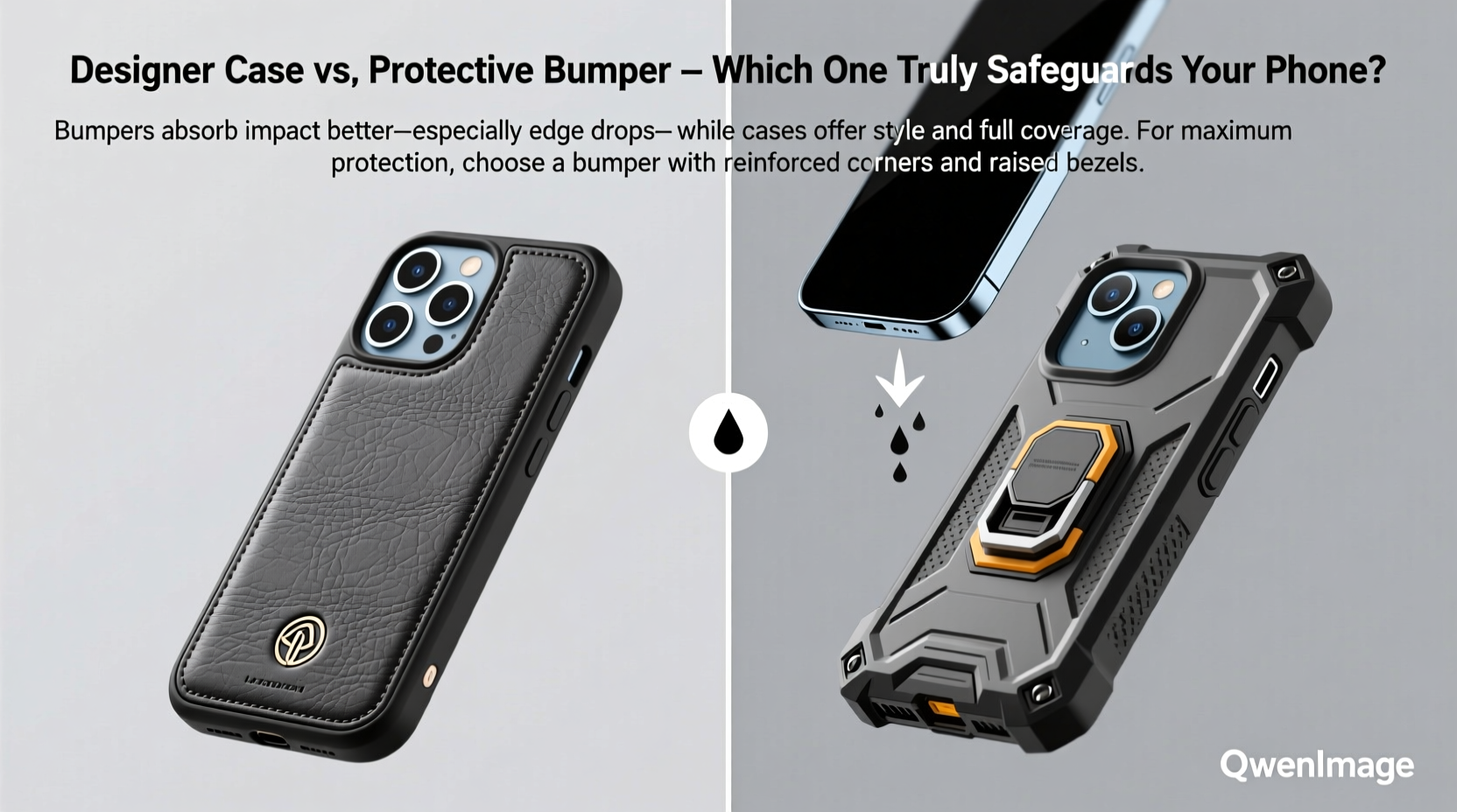 designer case vs bumper will a bumper even protect my phone or should i just get a case