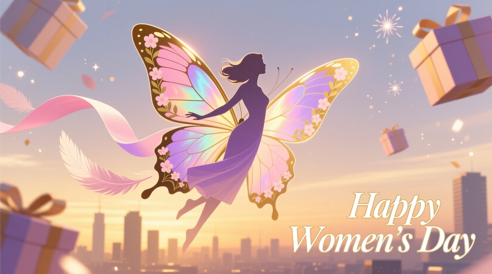 womens day butterfly