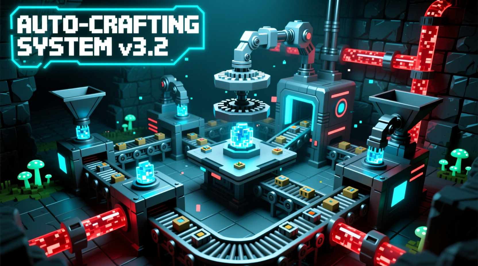 minecraft automatic crafting