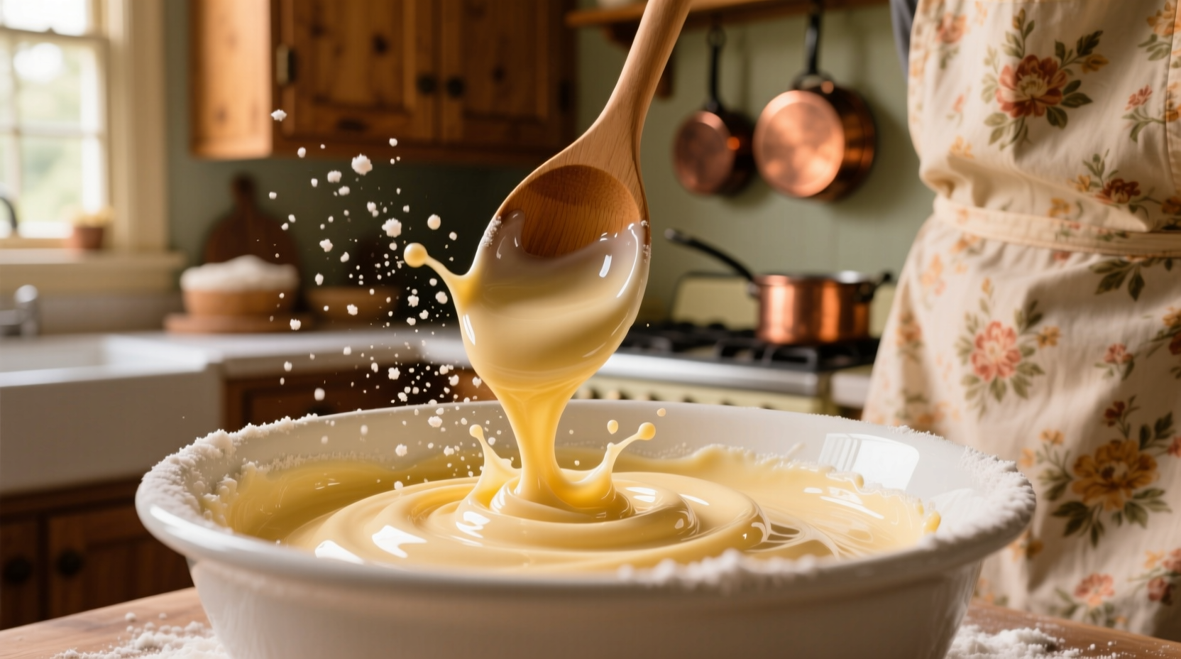 sweet technique mixing cake batter