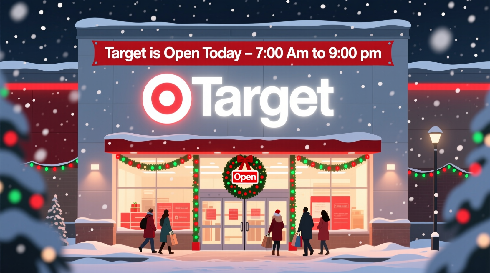 is target open today on christmas