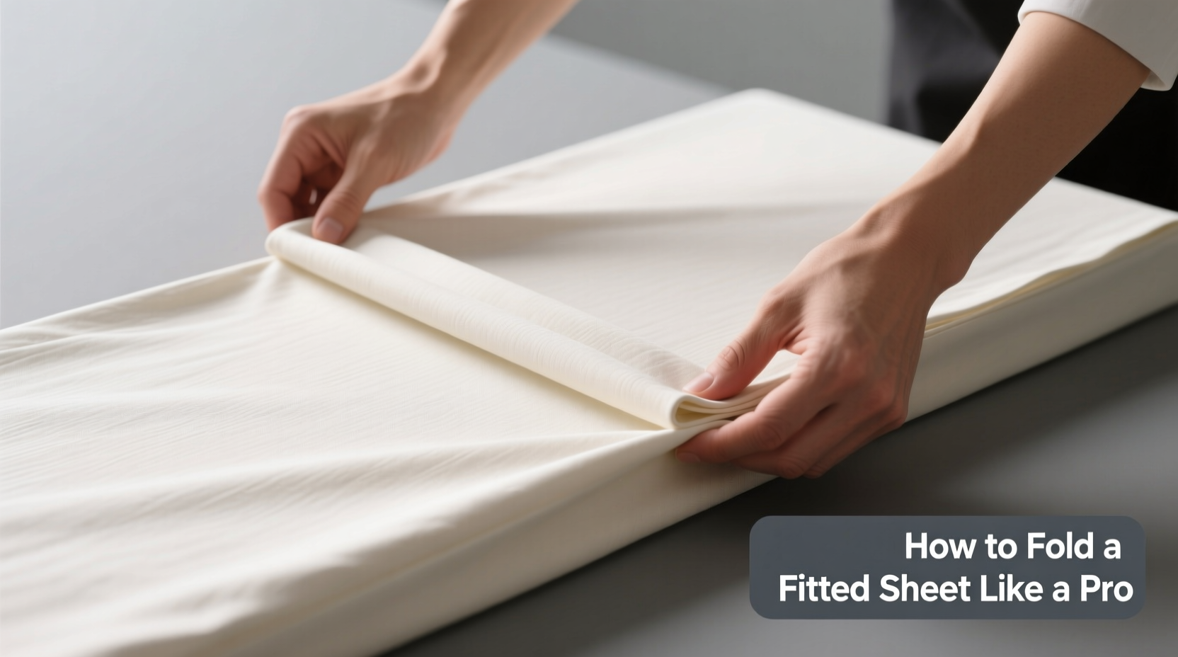 how to fold a fitted sheet like a pro