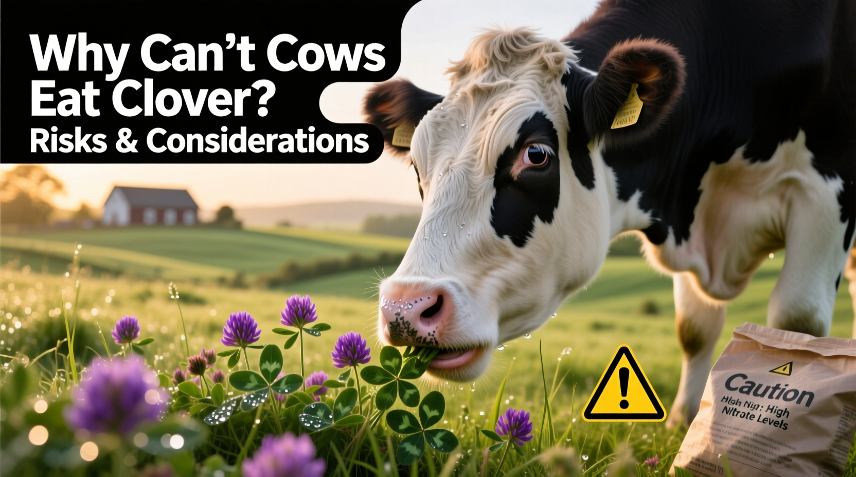 why cant cows eat clover risks and considerations
