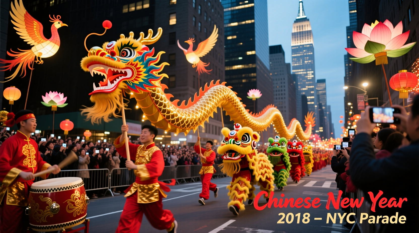 when is chinese new year in 2018 parade nyc