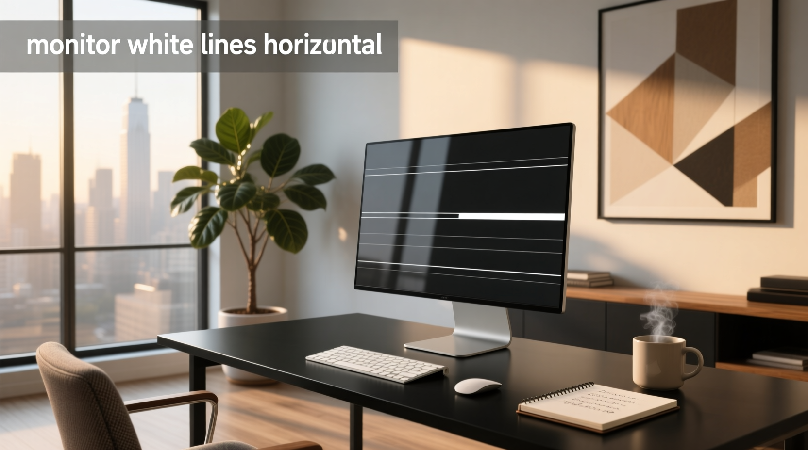 How to Fix Horizontal White Lines on Monitor Screen