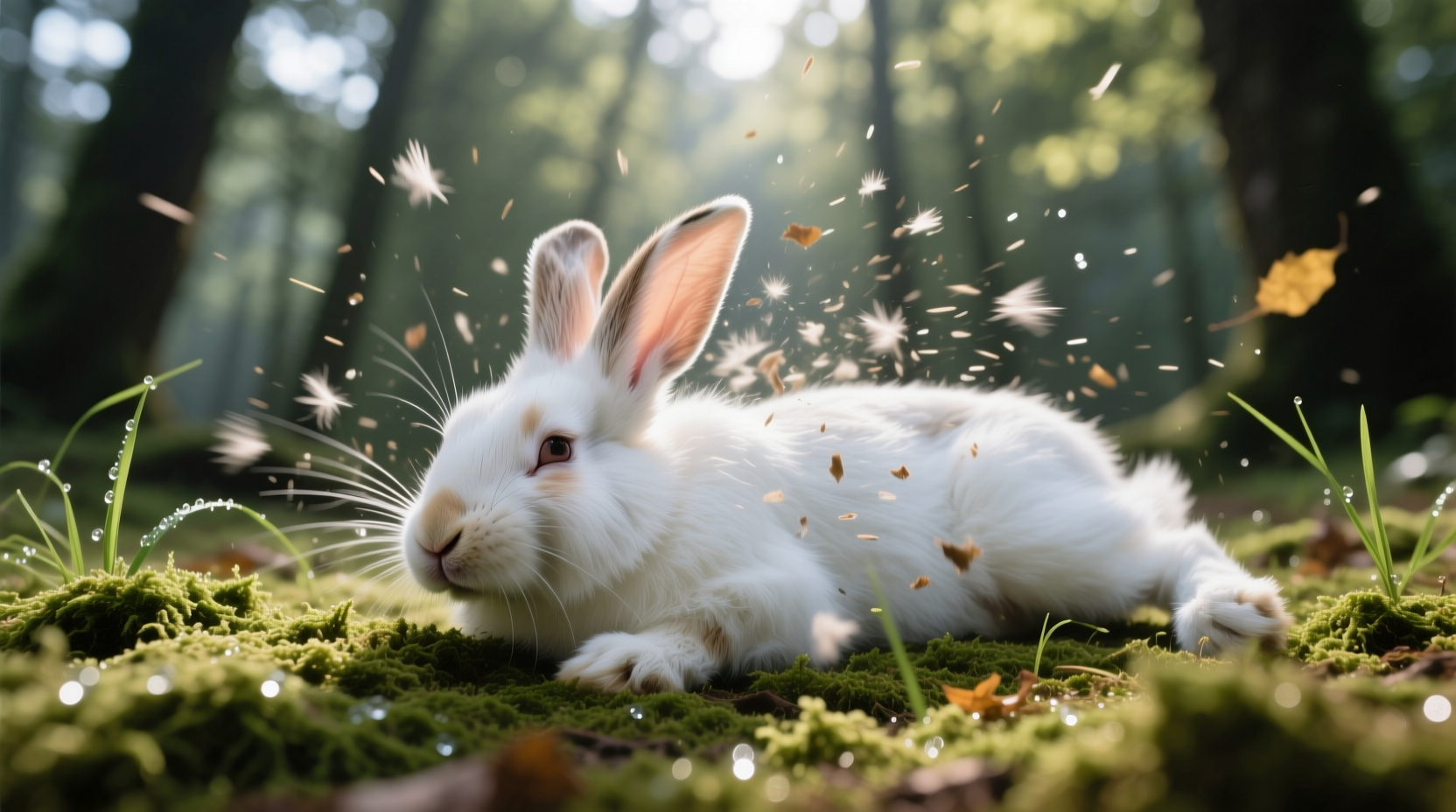 rabbit shaking and laying down causes what to do