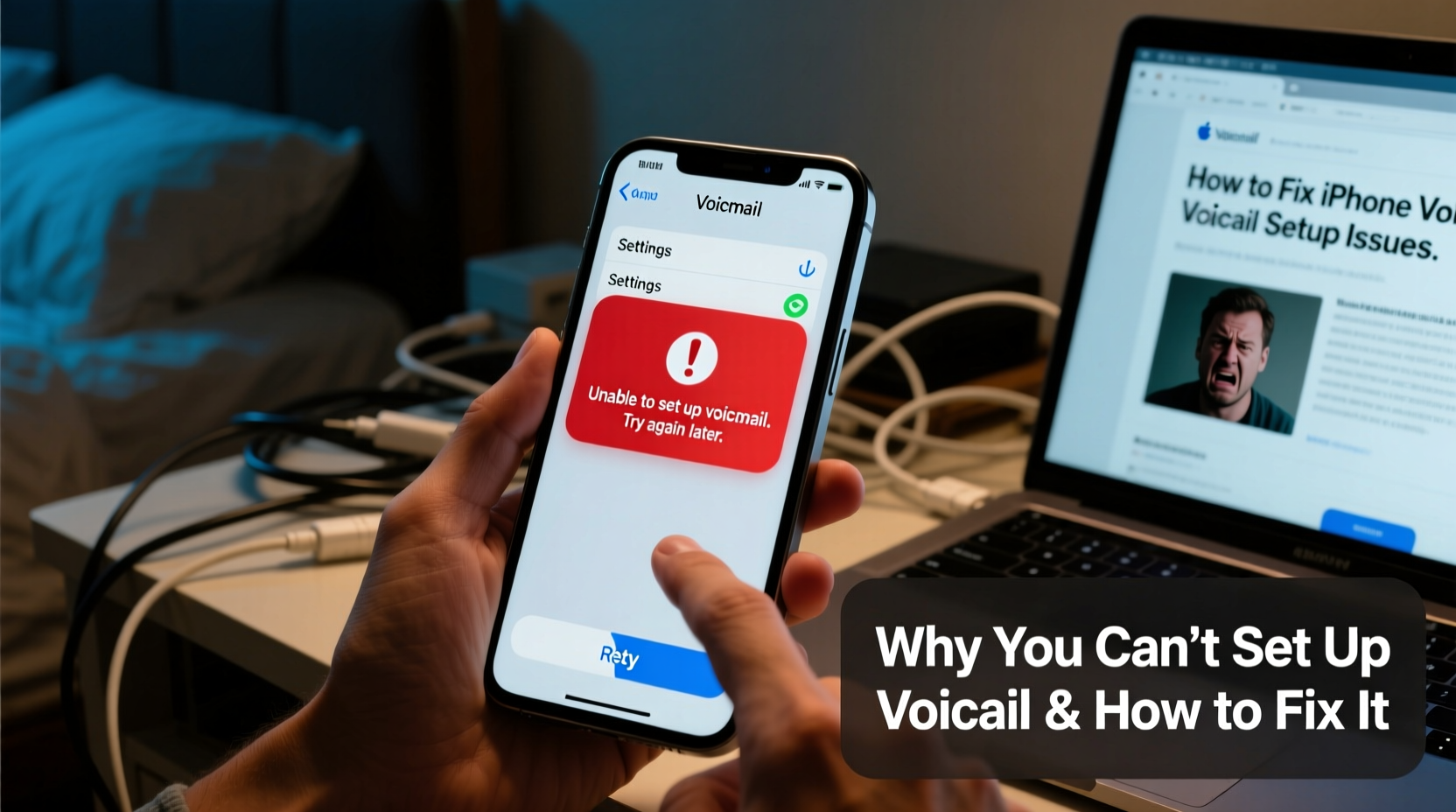 cant set up voicemail on iphone heres why how to fix it