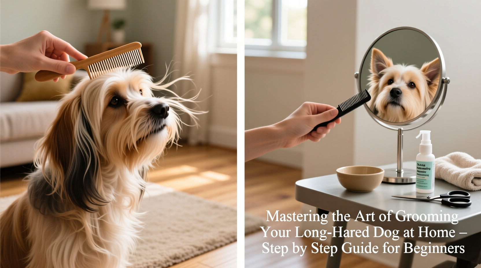 mastering the art of grooming your long haired dog at home a step by step guide for beginners