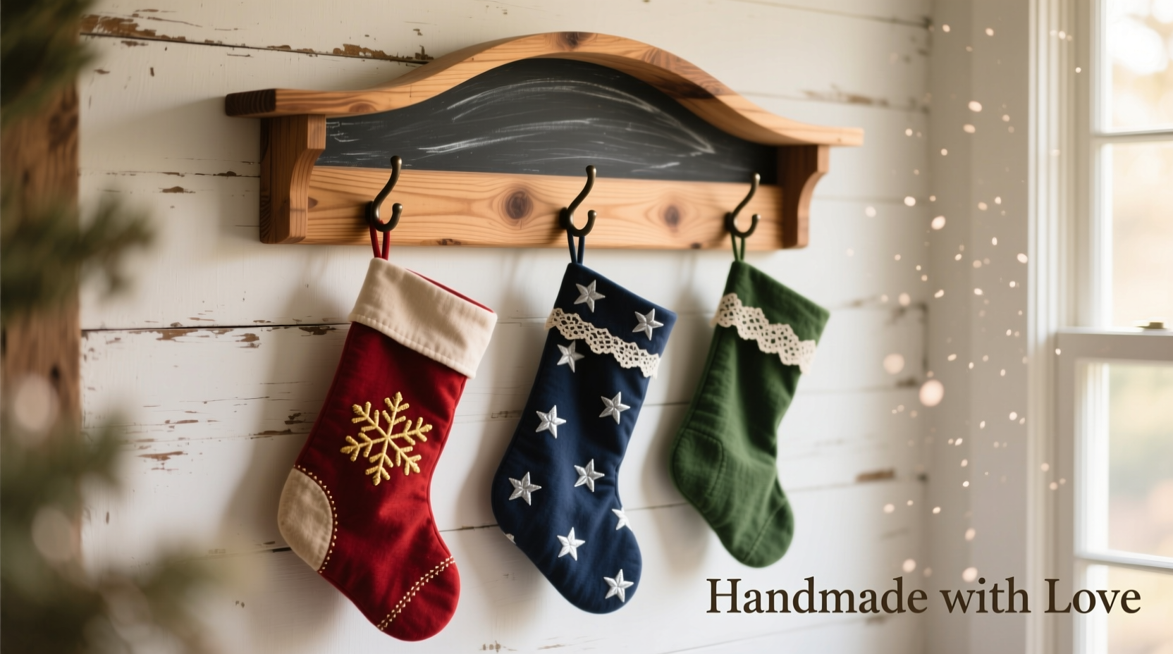 diy stocking hanger