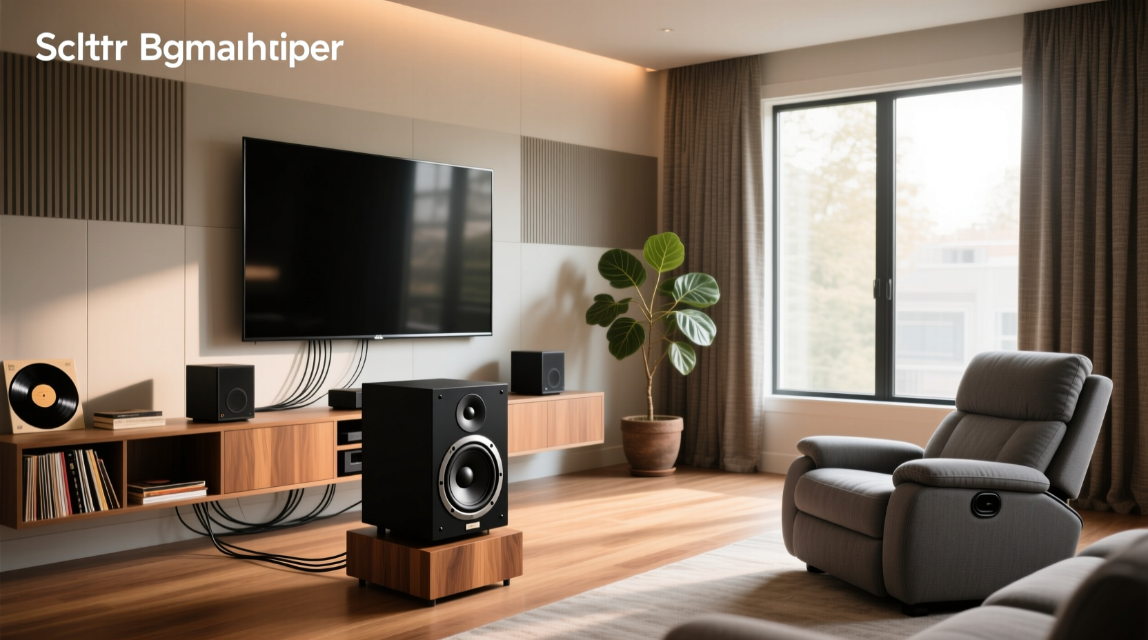 Can a 15 inch subwoofer work in a home theater setup?