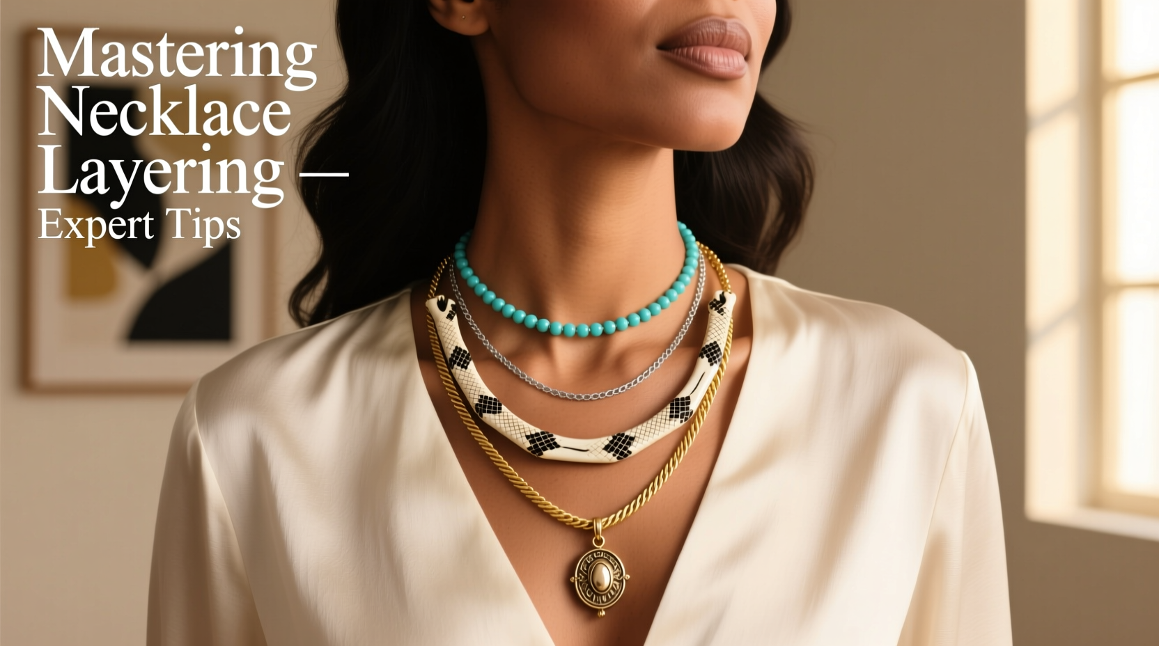 mastering necklace layering expert tips for styling with a snake bone chain