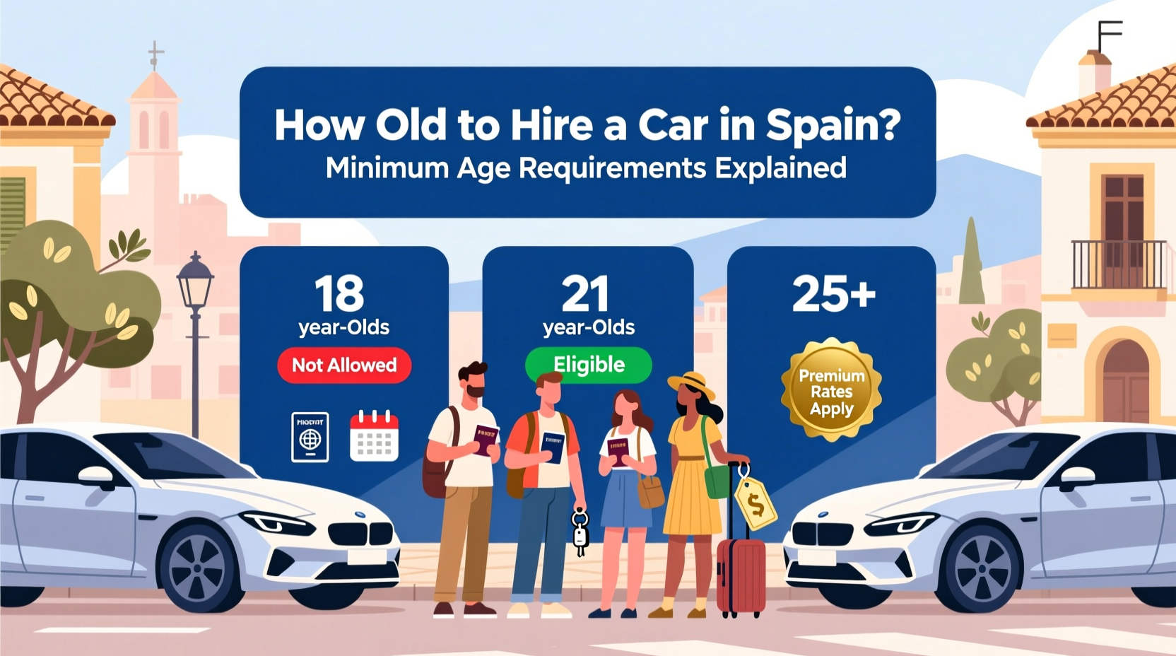 how old to hire car in spain