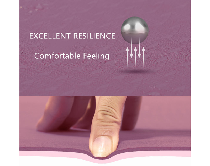 Double Layer Single Layer Tpe Yoga Mat Custom Logo 6 Mm For Yoga Exercisers 5