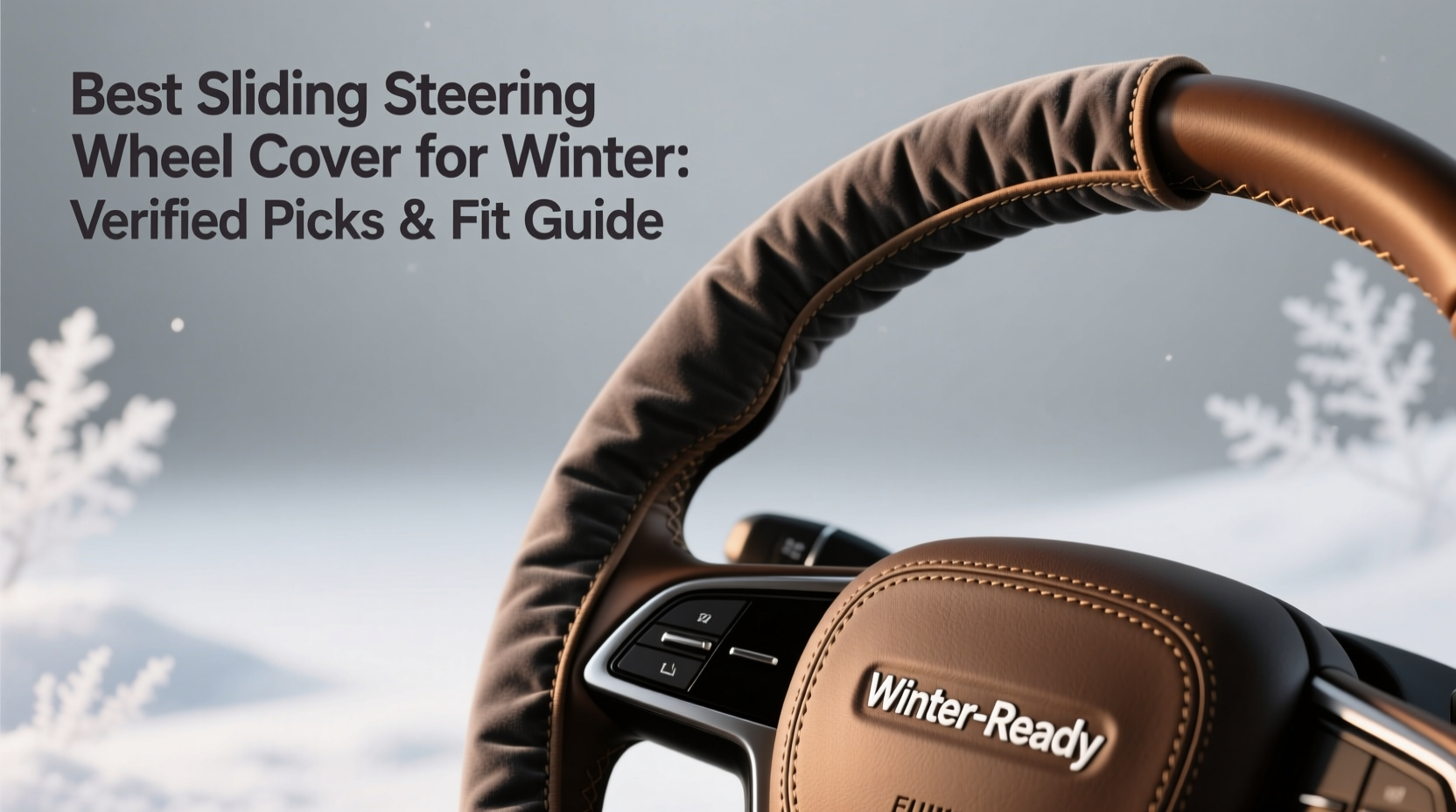 sliding steering wheel cover winter