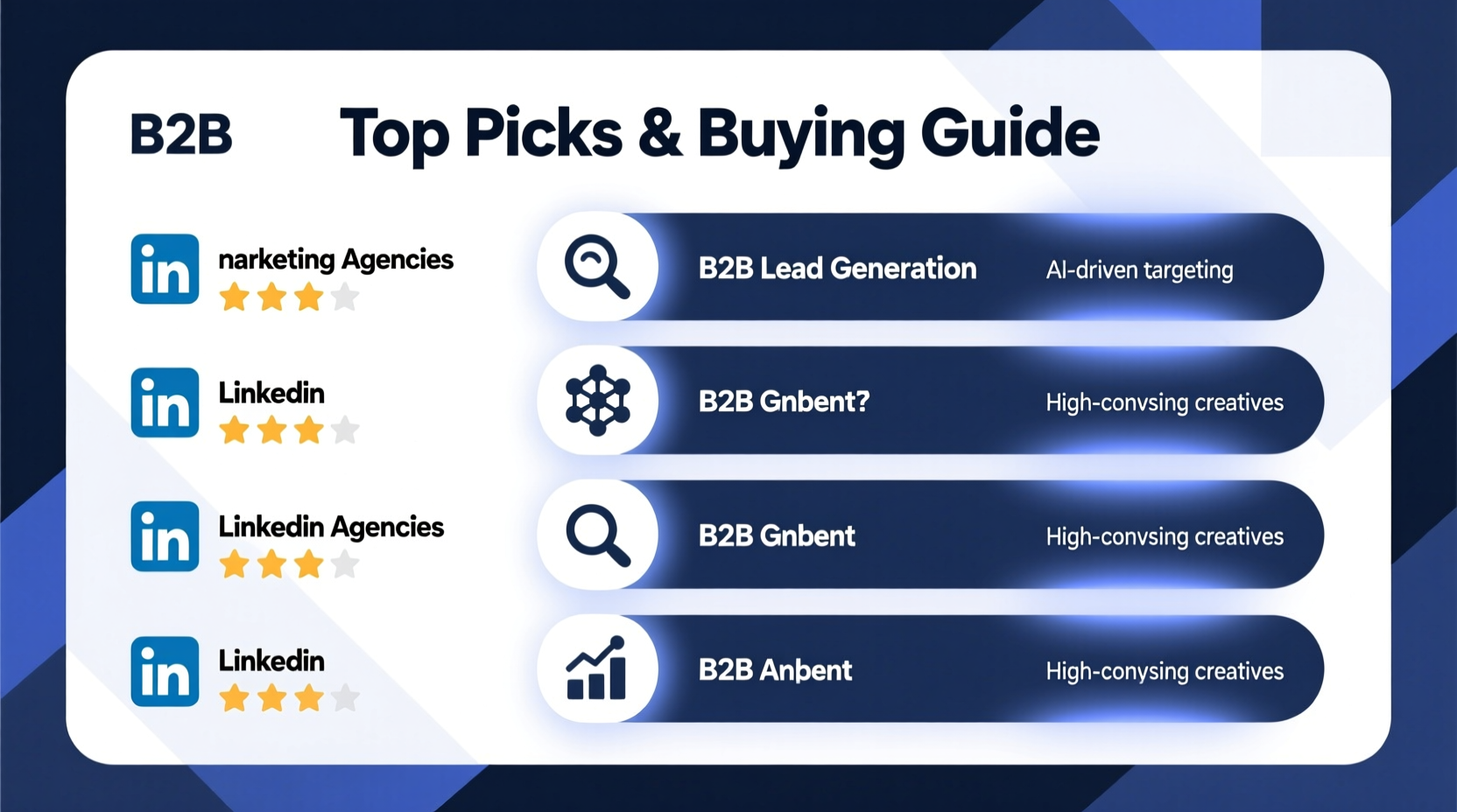 who are the best linkedin ads agencies for b2b