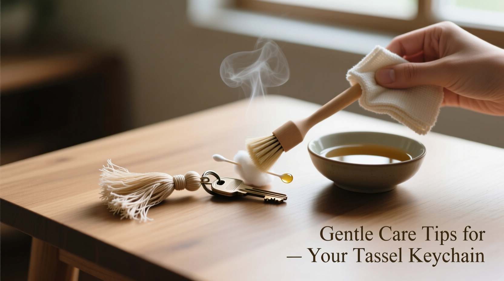 effective and gentle methods to clean and restore your tassel keychain